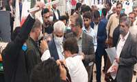 بازديد نماينده محترم زاهدان - دكتر شهرياري از غرفه مركز رشد دانشگاه در نمايشگاه استاني محصولات دانش بنيان